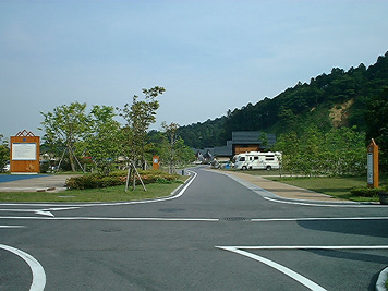 コテージ前道路