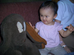 店のマスコットと・・・