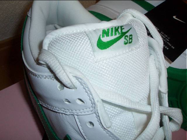 DUNK SB LO  白×緑　3