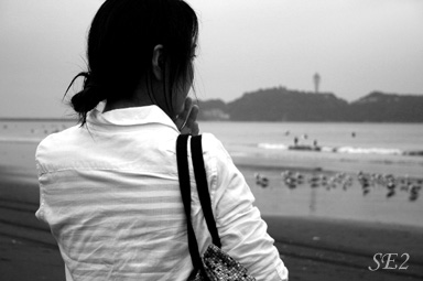 A Girl On the beach