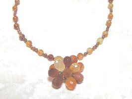 カーネリアン　ネックレス