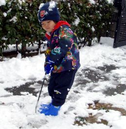 雪ゴルフ