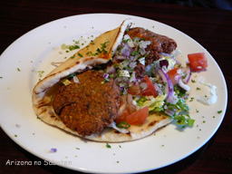 My Big Fat Greek Restaurant Falafel Pita