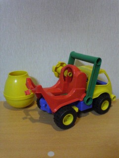 ミキサー車破壊