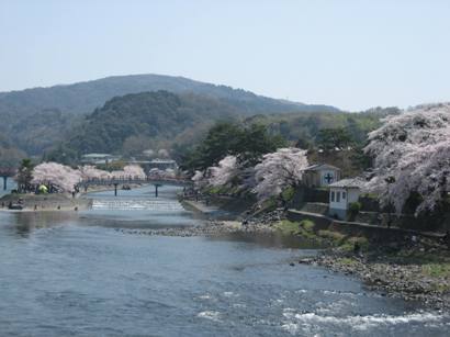 宇治橋から