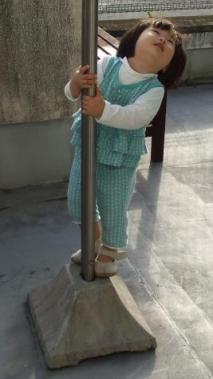 もしや？（今頃…。）イナバウアー？ｂｙ母。