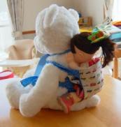 2月23日背負った感じは、こうデス。