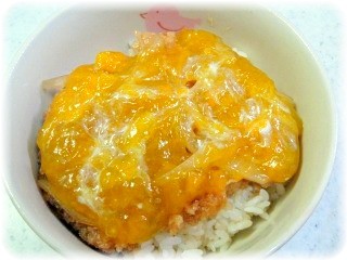 煮込みカツ丼風