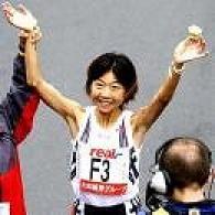 LL 2001ベルリンマラソンで2.19’46”の世界記録を出した高橋尚子選手