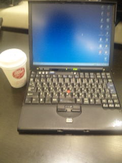 ThinkPadとコーヒー
