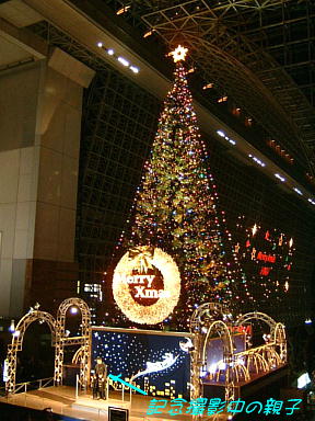 京都駅ビル　Xmastree.JPG