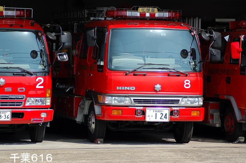 八日市場市外三町消防組合消防本部化学消防車