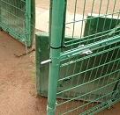 三塁側ブルペン入口。