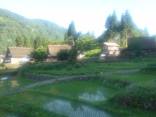 五箇山・田園