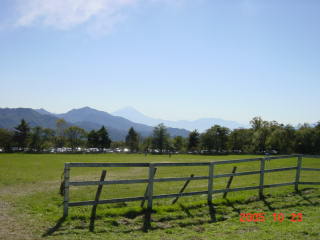 清里から見る富士山