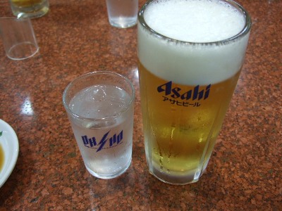20080727餃子の王将武蔵溝の口店生ビール