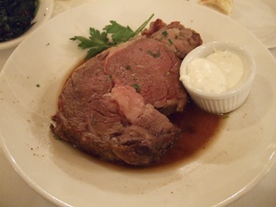20081207Harry Caray`s 16oz Prime Rib of Beef