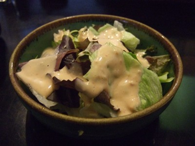 20081211寿司処築地ランチサラダ