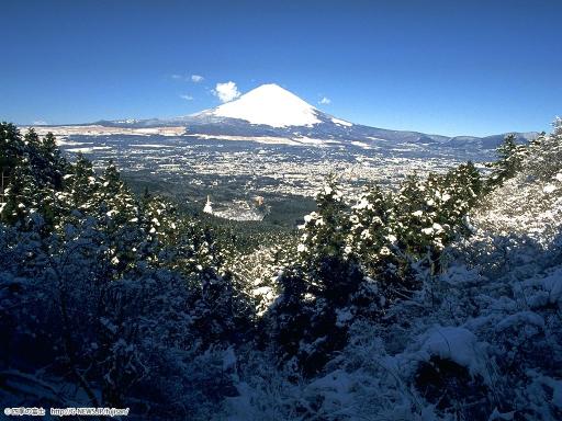 冬の富士山（長尾峠）