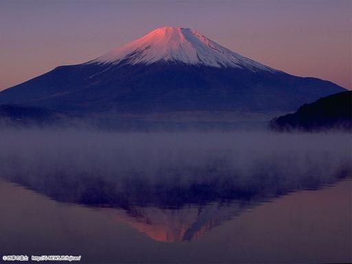 冬の富士山（山中湖）