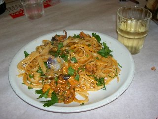 Sea food pasta