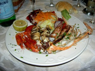 Sea food grilled