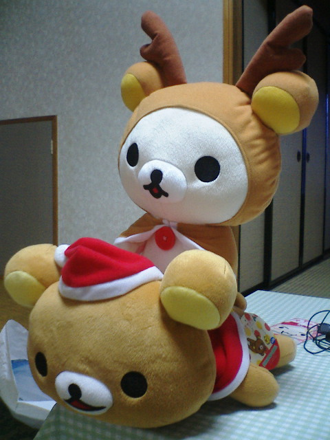 さんたりらっくま＆トナカイりらっくま