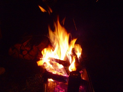 キャンプファイアー♪