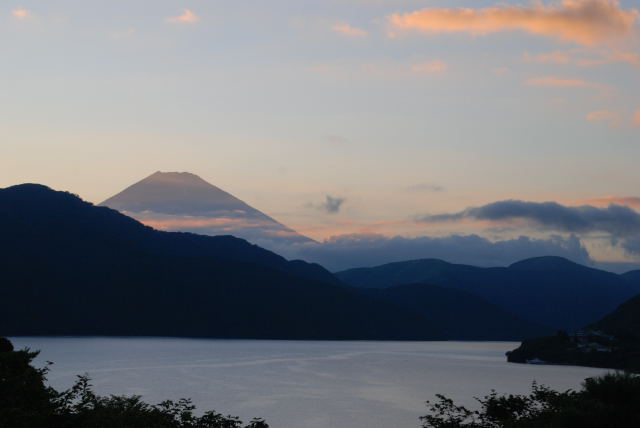 芦ノ湖からの富士
