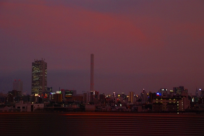 川口ＪＣＴの夕焼け♪