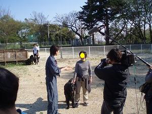 マイル母さん取材中