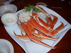 ズワイガニ盛り