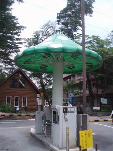 名物　きのこの駐車場