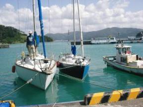 いい風が吹いてる♪　ヨットでセーリング♪♪