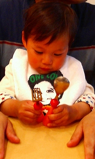 スプーンとフォークが合体するぞ～。