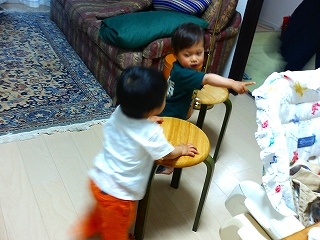 じゅうじゅ、今度はあっちに行くぞ！