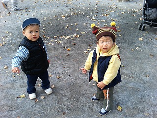 秋の公園もいいもんだ♪