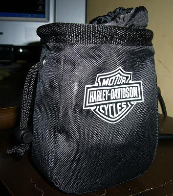 ハーレー試乗　チョークバッグ