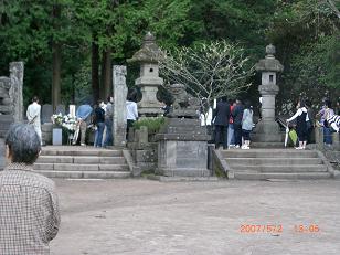 20070502白虎隊士の墓