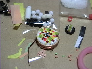 おひなさまの材料