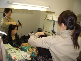 モデルヘアメイク１