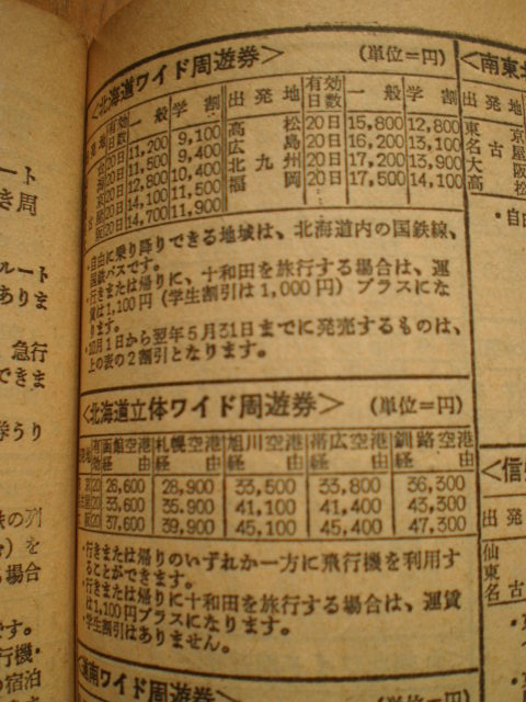 北海道ワイド周遊券