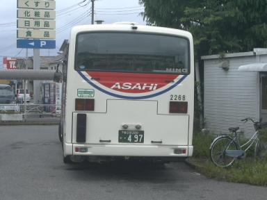 朝日バス　後部