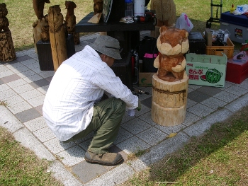 ｸﾏ焼入れ中