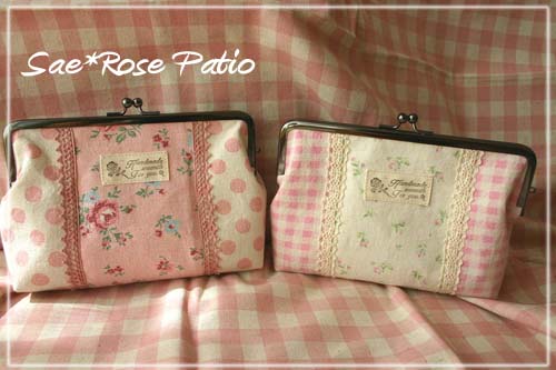 がま口通帳ポーチ　ＹＵＷＡばら・小花柄.jpg