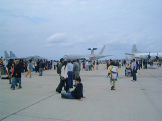 色んな航空自衛隊機を展示してありました