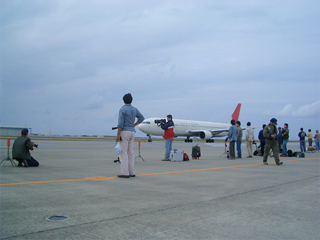 滑走路が近すぎ