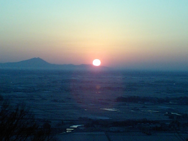 筑波山からの御来光