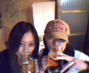 飲みﾀﾞﾁ☆ｶｵｻﾝ（帽子）と酔っ払いｼｮｯﾄｗｗｗ ｉｎ焼き鳥ｶﾂ.JPG