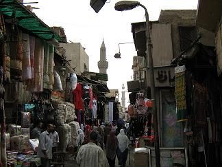 イスラム地区のマーケット